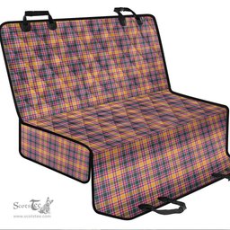 ScotsTee Shop Scottish Jacobite Clan Tartan Pet Seat Cover, Dog Car Seat Cover