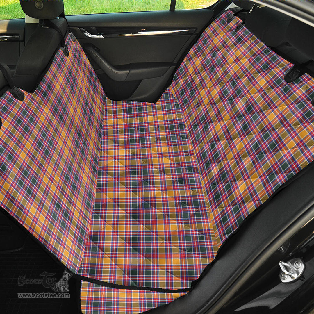 ScotsTee Shop Scottish Jacobite Clan Tartan Pet Seat Cover, Dog Car Seat Cover