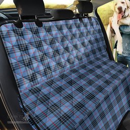 ScotsTee Shop Scottish MacKay Blue Clan Tartan Pet Seat Cover, Dog Car Seat Cover