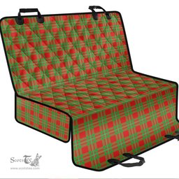 ScotsTee Shop Scottish MacGregor Modern Clan Tartan Pet Seat Cover, Dog Car Seat Cover