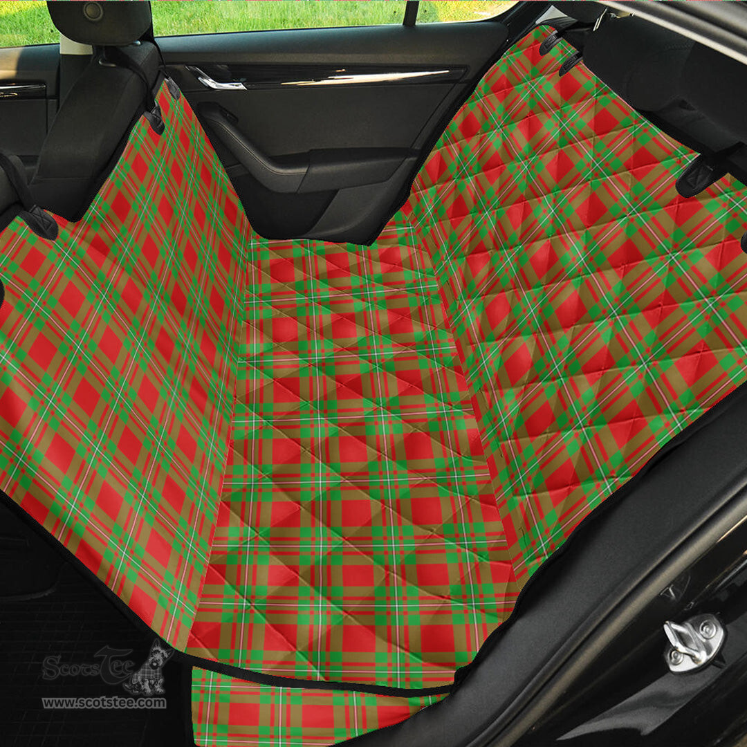 ScotsTee Shop Scottish MacGregor Modern Clan Tartan Pet Seat Cover, Dog Car Seat Cover