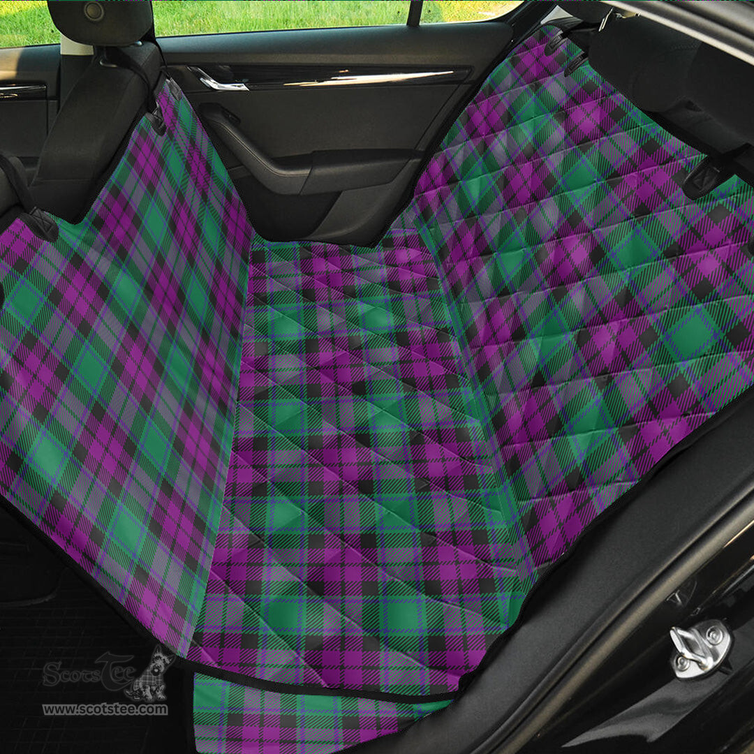 ScotsTee Shop Scottish MacArthur Milton Clan Tartan Pet Seat Cover, Dog Car Seat Cover