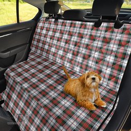 ScotsTee Shop Scottish MacDuff Dress Modern Clan Tartan Pet Seat Cover, Dog Car Seat Cover