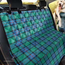ScotsTee Shop Scottish Flower Of Scotland Clan Tartan Pet Seat Cover, Dog Car Seat Cover