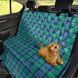 ScotsTee Shop Scottish Flower Of Scotland Clan Tartan Pet Seat Cover, Dog Car Seat Cover