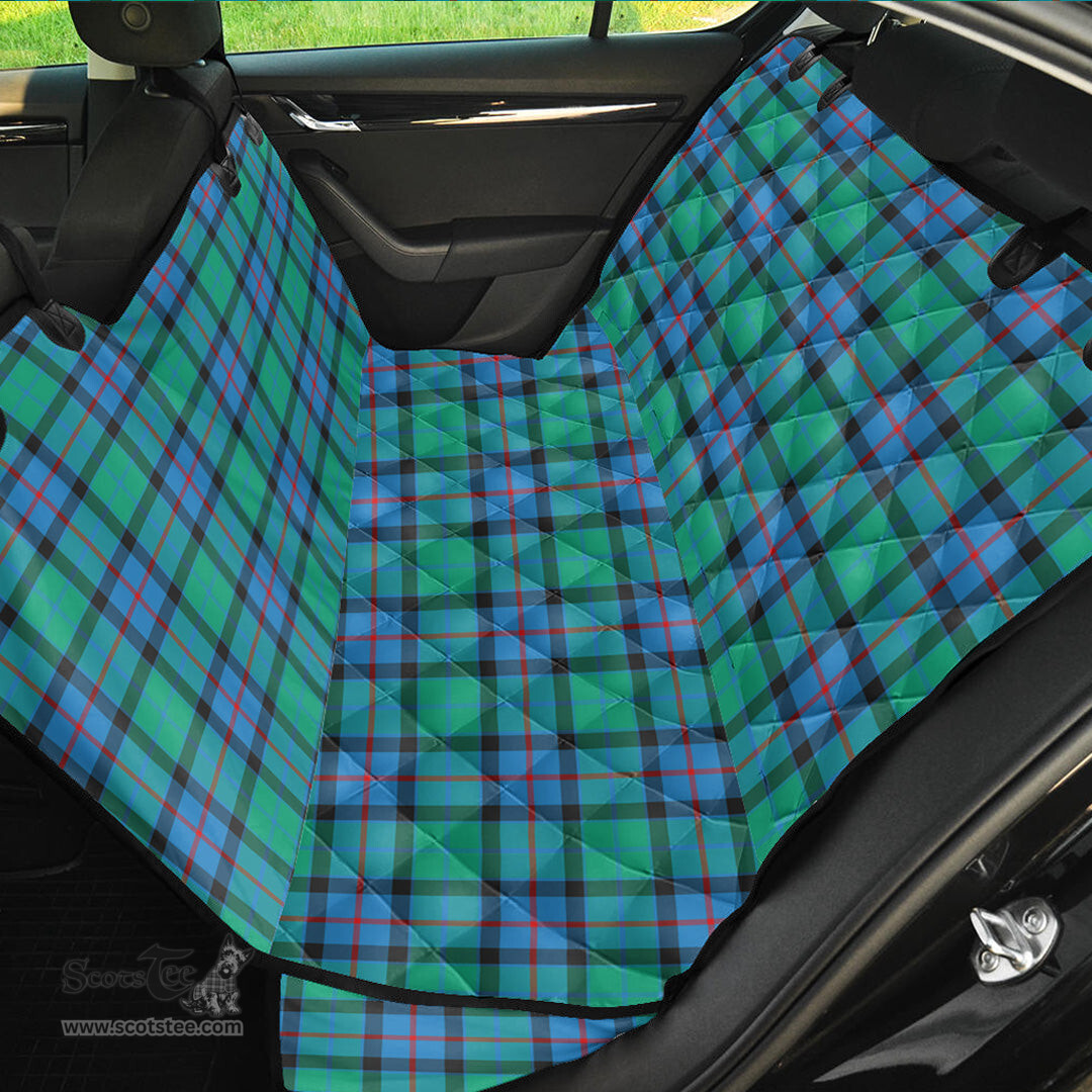 ScotsTee Shop Scottish Flower Of Scotland Clan Tartan Pet Seat Cover, Dog Car Seat Cover