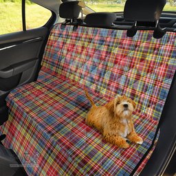 ScotsTee Shop Scottish Drummond of Strathallan Clan Tartan Pet Seat Cover, Dog Car Seat Cover