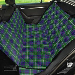 ScotsTee Shop Scottish MacIntyre Hunting Modern Clan Tartan Pet Seat Cover, Dog Car Seat Cover