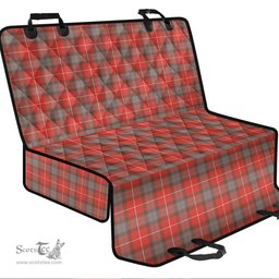 ScotsTee Shop Scottish Fraser Weathered Clan Tartan Pet Seat Cover, Dog Car Seat Cover