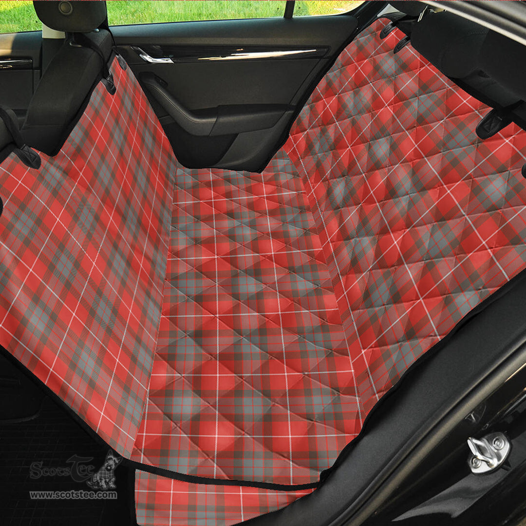 ScotsTee Shop Scottish Fraser Weathered Clan Tartan Pet Seat Cover, Dog Car Seat Cover