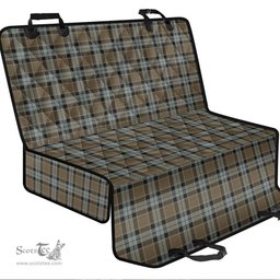 ScotsTee Shop Scottish Graham of Menteith Weathered Clan Tartan Pet Seat Cover, Dog Car Seat Cover