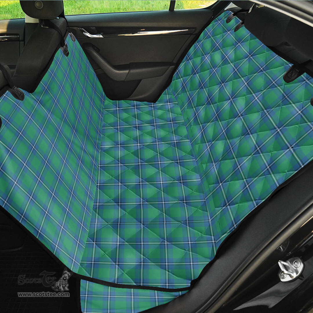 ScotsTee Shop Scottish Irvine Ancient Clan Tartan Pet Seat Cover, Dog Car Seat Cover