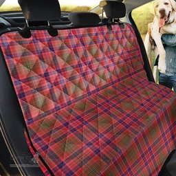 ScotsTee Shop Scottish Lumsden Modern Clan Tartan Pet Seat Cover, Dog Car Seat Cover