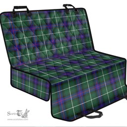 ScotsTee Shop Scottish MacDonald of the Isles Hunting Modern Clan Tartan Pet Seat Cover, Dog Car Seat Cover