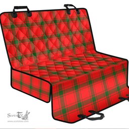 ScotsTee Shop Scottish MacDonald of Sleat Clan Tartan Pet Seat Cover, Dog Car Seat Cover