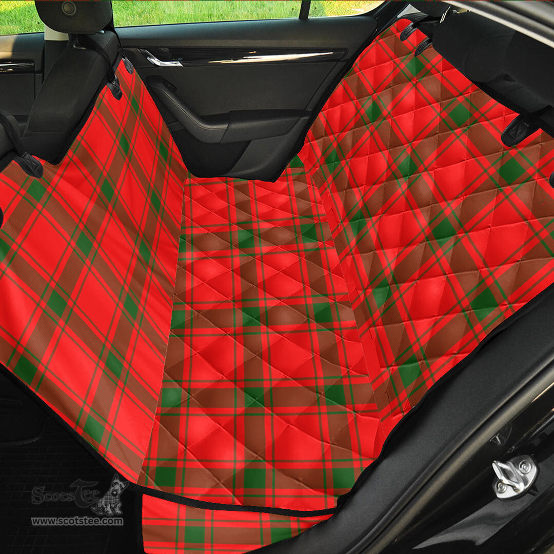 ScotsTee Shop Scottish MacDonald of Sleat Clan Tartan Pet Seat Cover, Dog Car Seat Cover