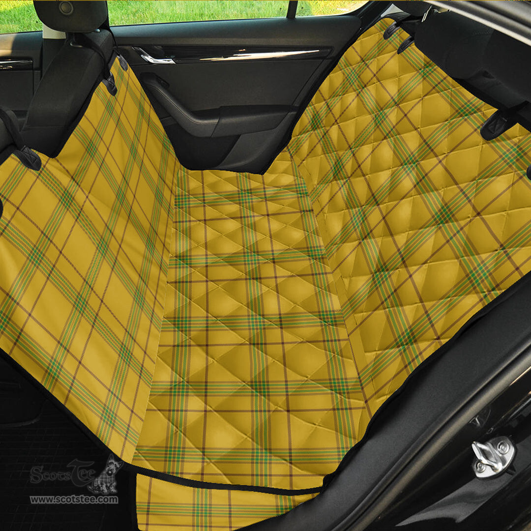 ScotsTee Shop Scottish Houston Clan Tartan Pet Seat Cover, Dog Car Seat Cover