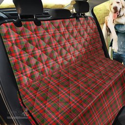 ScotsTee Shop Scottish MacKinnon Modern Clan Tartan Pet Seat Cover, Dog Car Seat Cover