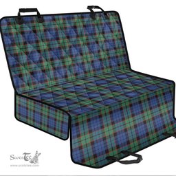ScotsTee Shop Scottish Fletcher Ancient Clan Tartan Pet Seat Cover, Dog Car Seat Cover