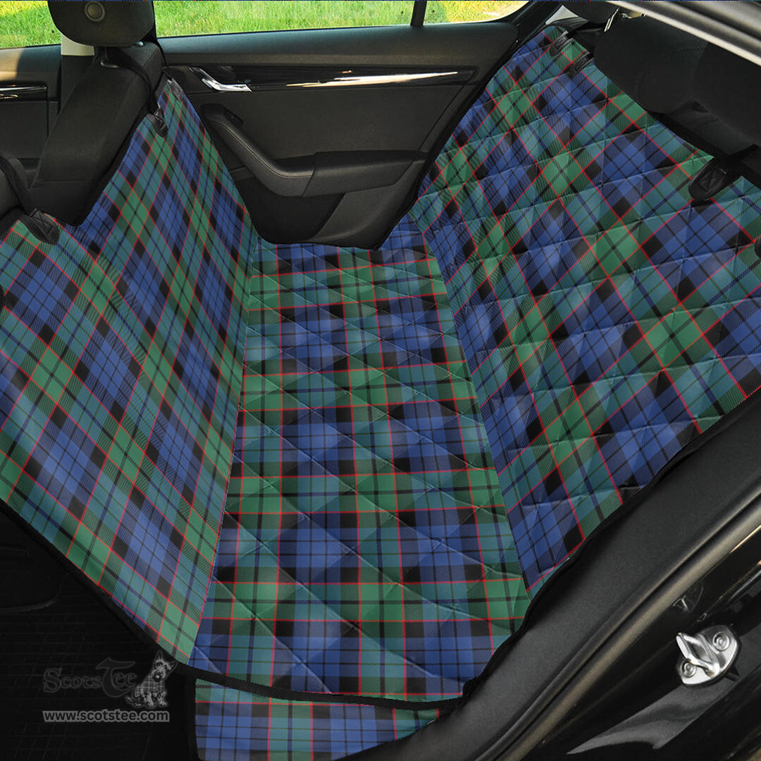 ScotsTee Shop Scottish Fletcher Ancient Clan Tartan Pet Seat Cover, Dog Car Seat Cover