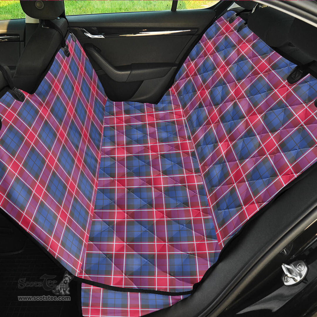ScotsTee Shop Scottish Graham of Menteith Red Clan Tartan Pet Seat Cover, Dog Car Seat Cover