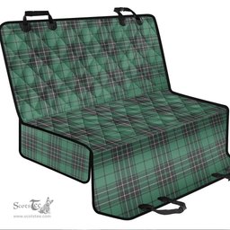 ScotsTee Shop Scottish MacLean Hunting Ancient Clan Tartan Pet Seat Cover, Dog Car Seat Cover