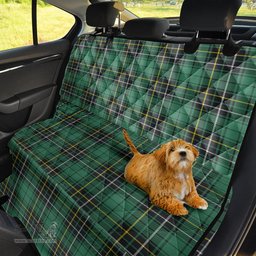 ScotsTee Shop Scottish MacAlpine Ancient Clan Tartan Pet Seat Cover, Dog Car Seat Cover