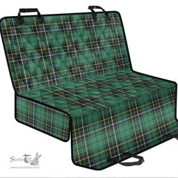 ScotsTee Shop Scottish MacAlpine Ancient Clan Tartan Pet Seat Cover, Dog Car Seat Cover