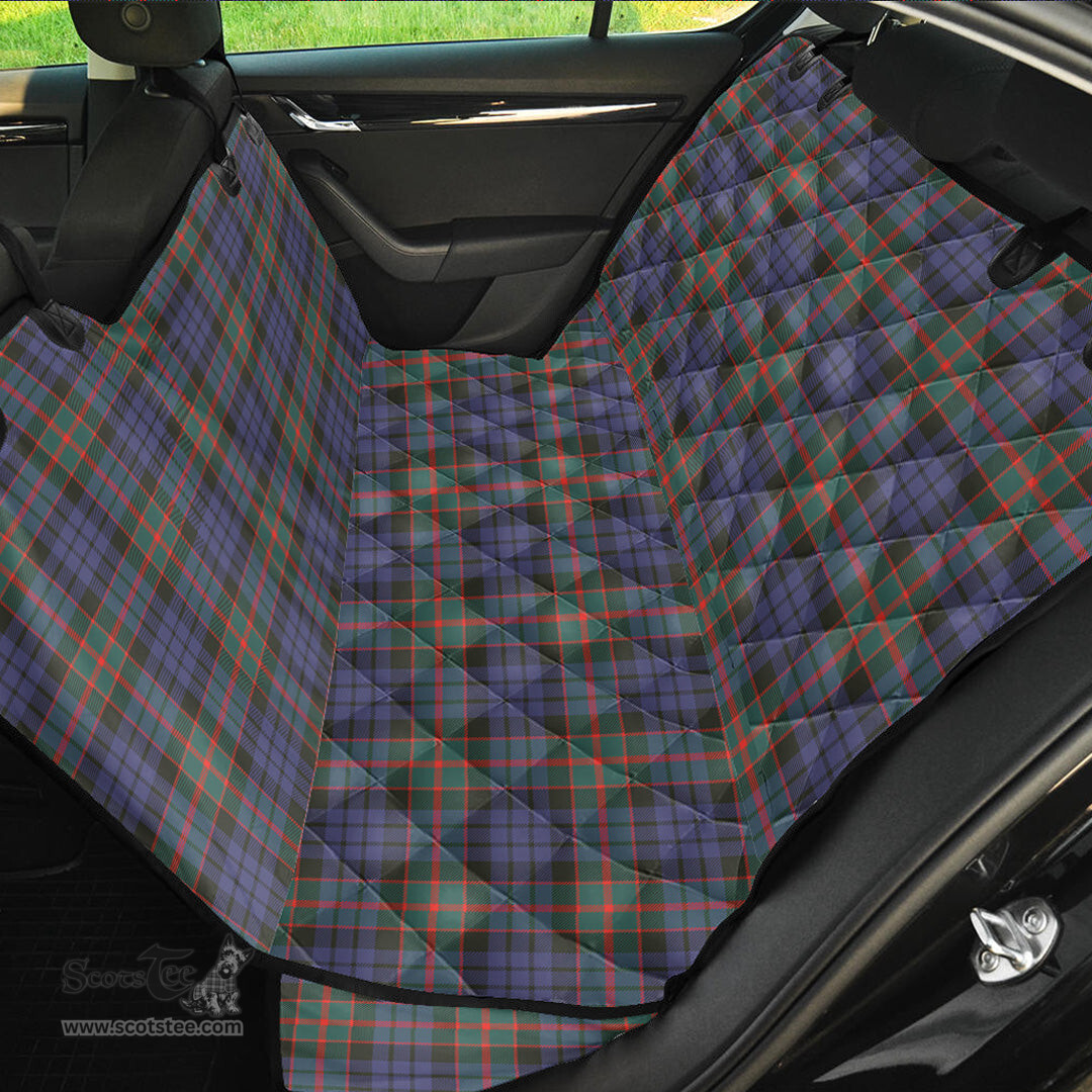 ScotsTee Shop Scottish Fletcher of Dunans Clan Tartan Pet Seat Cover, Dog Car Seat Cover
