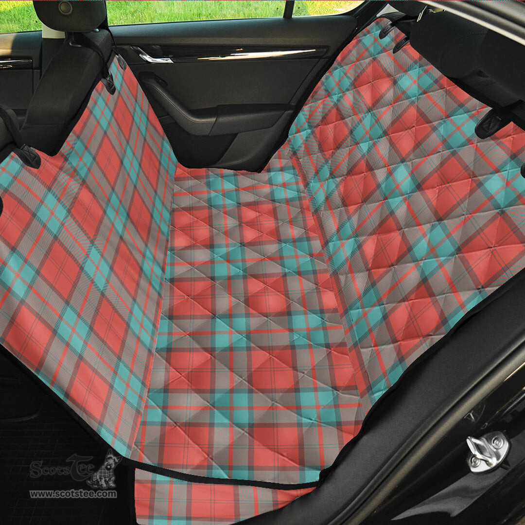 ScotsTee Shop Scottish Dunbar Ancient Clan Tartan Pet Seat Cover, Dog Car Seat Cover