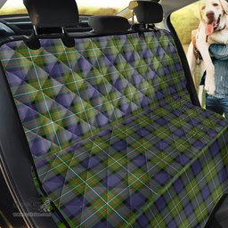 ScotsTee Shop Scottish Fergusson Modern Clan Tartan Pet Seat Cover, Dog Car Seat Cover