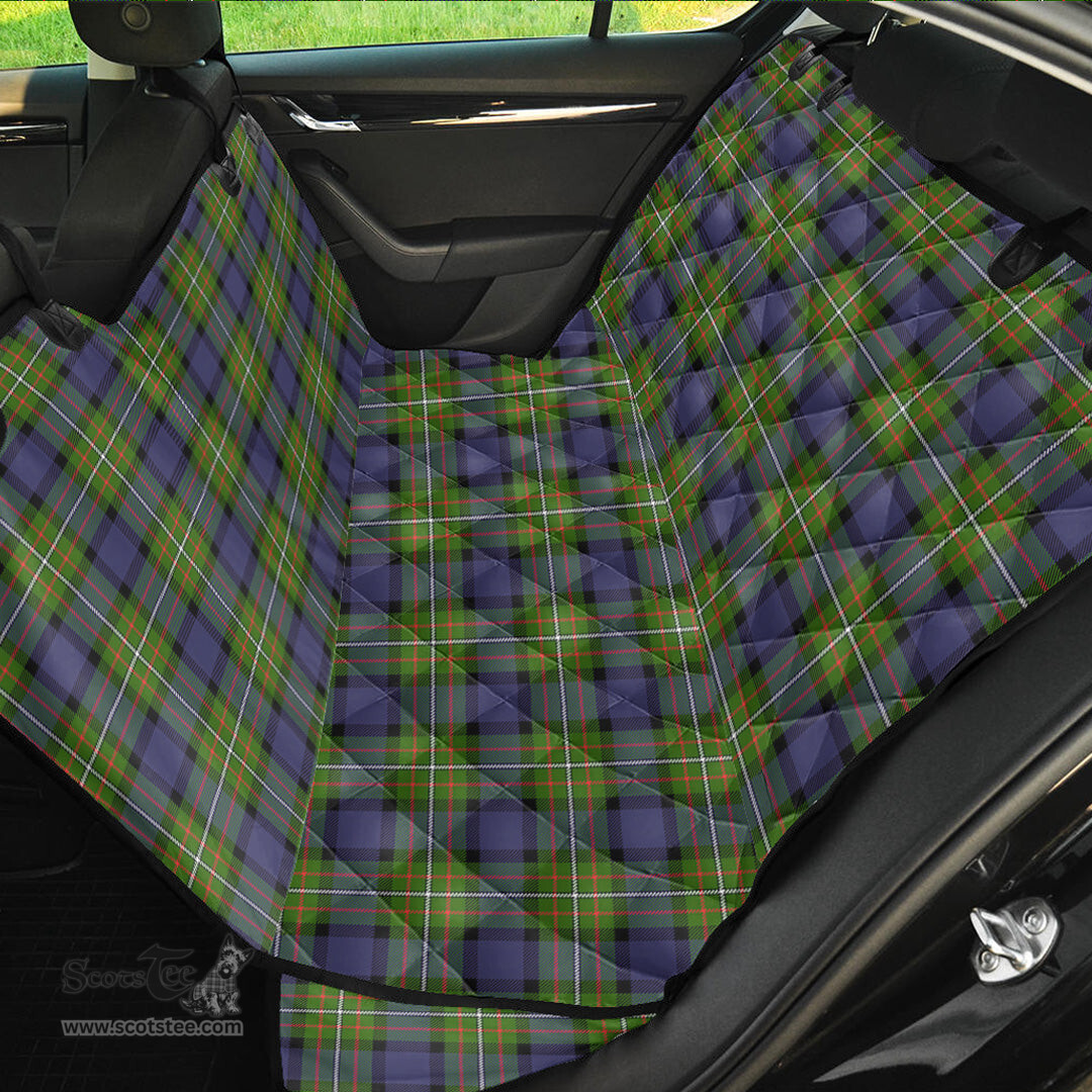 ScotsTee Shop Scottish Fergusson Modern Clan Tartan Pet Seat Cover, Dog Car Seat Cover