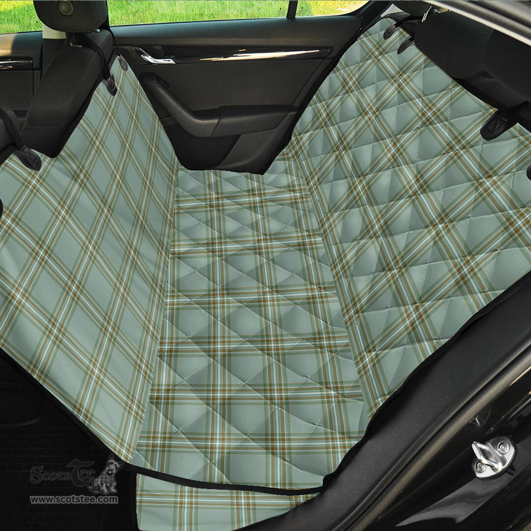ScotsTee Shop Scottish Kelly Dress Clan Tartan Pet Seat Cover, Dog Car Seat Cover