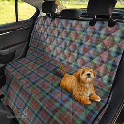 ScotsTee Shop Scottish MacDuff Hunting Ancient Clan Tartan Pet Seat Cover, Dog Car Seat Cover