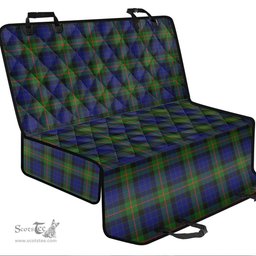 ScotsTee Shop Scottish Gunn Modern Clan Tartan Pet Seat Cover, Dog Car Seat Cover