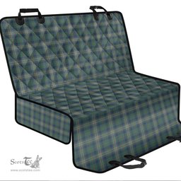 ScotsTee Shop Scottish Kennedy Modern Clan Tartan Pet Seat Cover, Dog Car Seat Cover