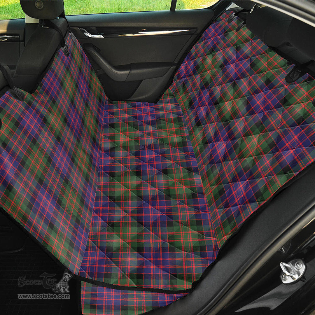 ScotsTee Shop Scottish MacDonald Modern Clan Tartan Pet Seat Cover, Dog Car Seat Cover