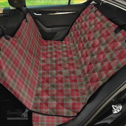 ScotsTee Shop Scottish Lindsay Weathered Clan Tartan Pet Seat Cover, Dog Car Seat Cover