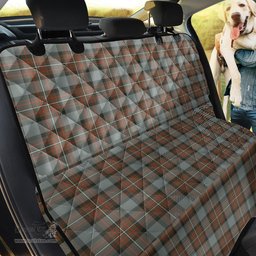 ScotsTee Shop Scottish Fergusson Weathered Clan Tartan Pet Seat Cover, Dog Car Seat Cover