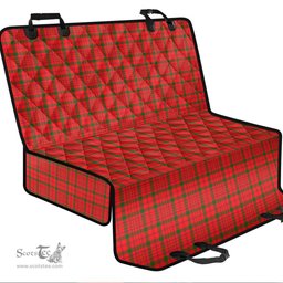 ScotsTee Shop Scottish MacDonnell of Keppoch Modern Clan Tartan Pet Seat Cover, Dog Car Seat Cover
