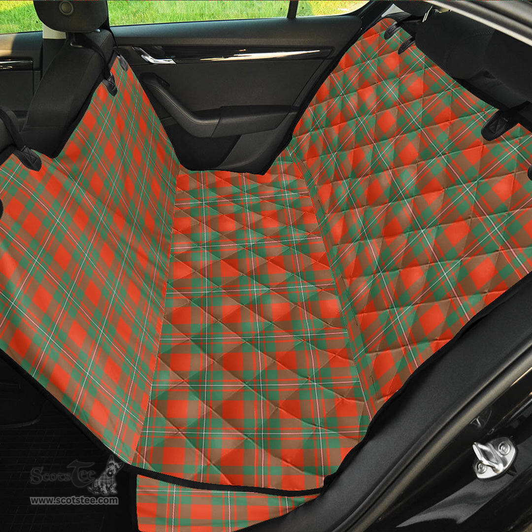 ScotsTee Shop Scottish MacGregor Ancient Clan Tartan Pet Seat Cover, Dog Car Seat Cover