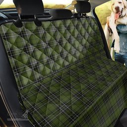 ScotsTee Shop Scottish MacLean Hunting Clan Tartan Pet Seat Cover, Dog Car Seat Cover