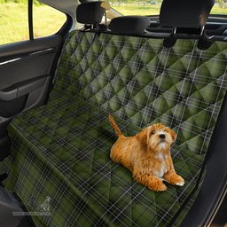 ScotsTee Shop Scottish MacLean Hunting Clan Tartan Pet Seat Cover, Dog Car Seat Cover