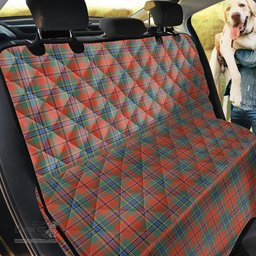 ScotsTee Shop Scottish MacLean of Duart Ancient Clan Tartan Pet Seat Cover, Dog Car Seat Cover