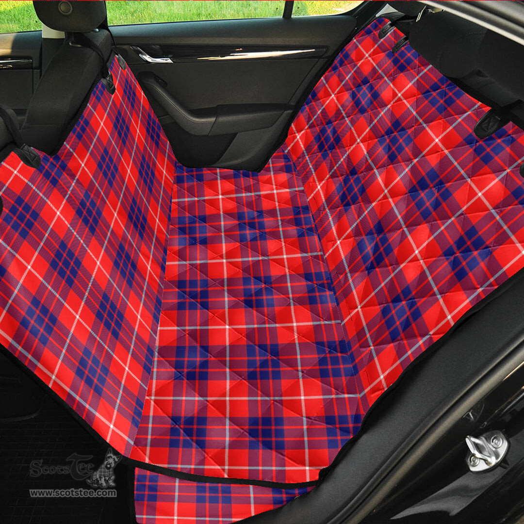 ScotsTee Shop Scottish Hamilton Modern Clan Tartan Pet Seat Cover, Dog Car Seat Cover