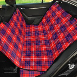 ScotsTee Shop Scottish Hamilton Modern Clan Tartan Pet Seat Cover, Dog Car Seat Cover