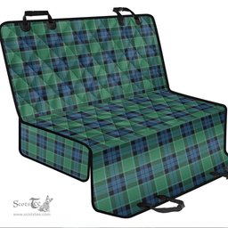 ScotsTee Shop Scottish Graham of Menteith Ancient Clan Tartan Pet Seat Cover, Dog Car Seat Cover