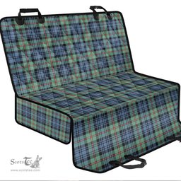 ScotsTee Shop Scottish MacKinlay Ancient Clan Tartan Pet Seat Cover, Dog Car Seat Cover