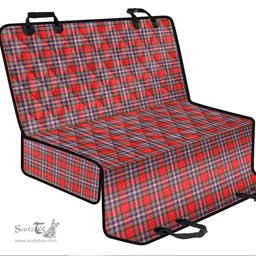 ScotsTee Shop Scottish MacFarlane Modern Clan Tartan Pet Seat Cover, Dog Car Seat Cover