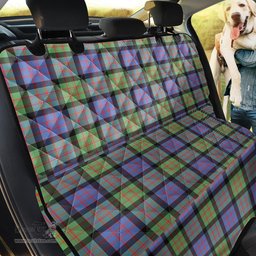ScotsTee Shop Scottish MacDonald Ancient Clan Tartan Pet Seat Cover, Dog Car Seat Cover